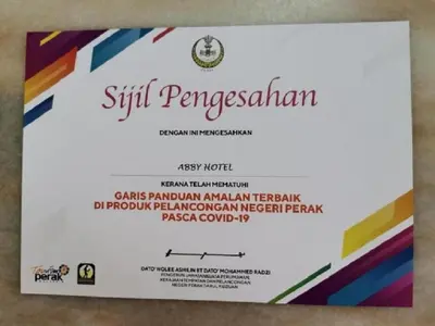 a ticket for a special screening of a special screening event at Abby by the river in Ipoh