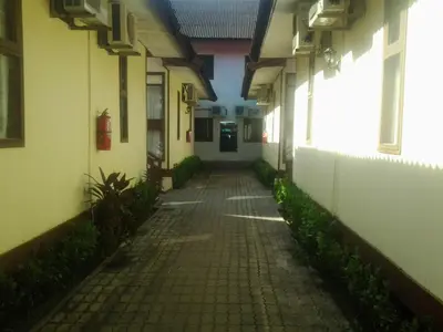 an empty hallway of a building at Pangkor Bay View Beach Resort in Pangkor