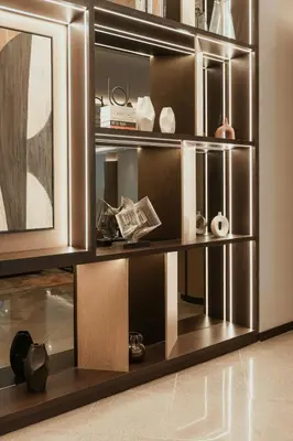 a metal shelf with some items on it at AC Hotel by Marriott Ipoh in Ipoh