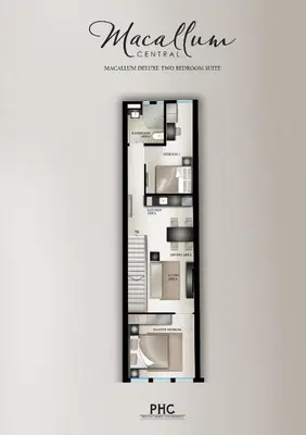a floor plan of the macarthur center at Macallum Central Hotel Managed by The Ascott Limited in George Town