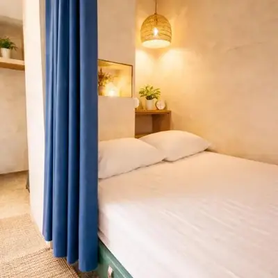 Beds In Garden Hostel