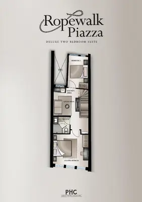 a floor plan of the royal hawaiian plaza at Ropewalk Piazza Hotel Managed by The Ascott Limited in George Town