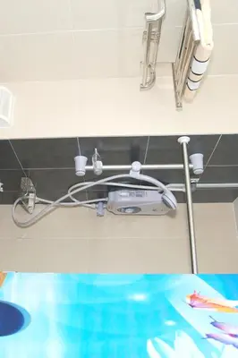 a sink in a room with at Qstay Sitiawan Townhouse (Minnie Dreams) - \u7c73\u59ae\u68a6 in Sitiawan