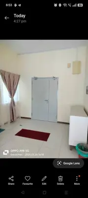 a view of a room with a white room with a cabinet at Sekinchan HighView Penthouse 15pax 5R5B \u9876\u5c42\u516c\u5bd3 \u770b\u6d77 \u770b\u7a3b\u7530\u666f in Sekincan