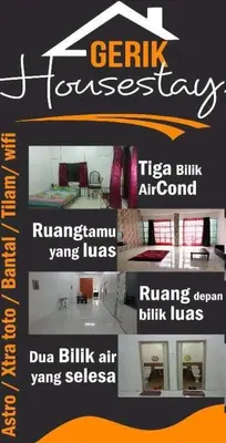 a collage of photos of a room with a house at GERIK HOMESTAY in Gerik