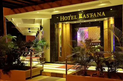 a hotel ashiana with plants in front of it at Hotel Eastana Ipoh in Ipoh