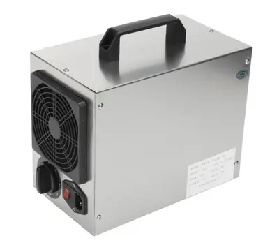a metal box with a fan on a white background at Arcadia Penang by Plush in George Town