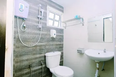 a bathroom with a toilet and a sink at Heaven Mountain Hill 2 Cameron Highlands in Cameron Highlands