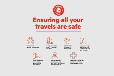 a sign that says ensuring all your travels are safe at Avatel Jelutong PWCC in George Town