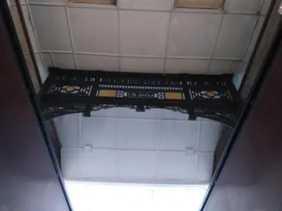 an overhead view of a ceiling in a room at Hotel Peking in Taiping