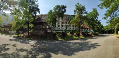 a large building on the side of a road at Jana View Condotel MN in Kamunting