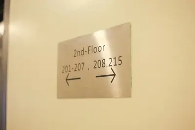 a sign on a door that says art floor at HOTEL PREMIUM in Ipoh