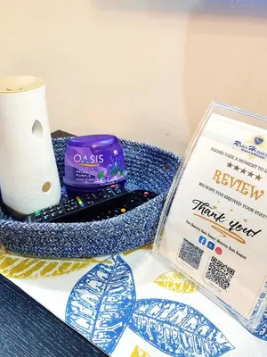 a box of oasis lipstick and a roll of toilet paper at Rara Homestay Kuala Kangsar in Kuala Kangsar