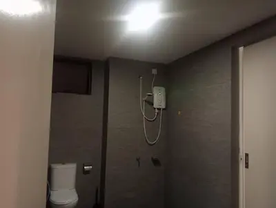 a bathroom with a shower and a toilet at Miracle Woodsbury Habour Place Butterworth in Butterworth