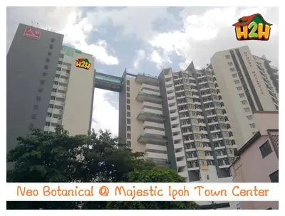 two tall buildings with a mcdonalds sign on them at H2H - Botanical Majestic Ipoh in Ipoh