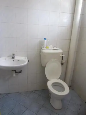 a bathroom with a toilet and a sink at Happy Owl in Ipoh