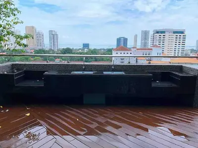 a view from the roof of a building at Tropicana 218 Macalister Seaview Water Purifier Studio in George Town
