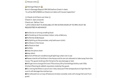 a screenshot of the google search page of a document at Mansion One Peaceful Homestay in George Town