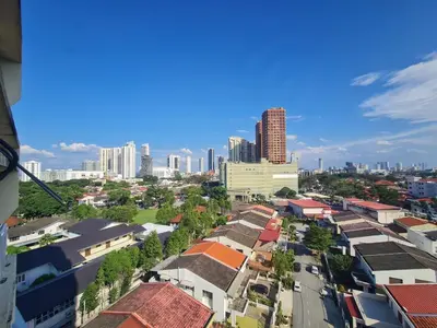 an aerial view of a city with tall buildings at JJ Home 2 , Jalan Burmah, Georgetown in George Town