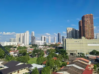 a cityscape of a city with tall buildings at JJ Home 2 , Jalan Burmah, Georgetown in George Town