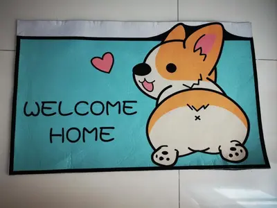 a welcome home sign with a dog at 48 \u60a0\u4e4b\u5904NO . 48, PERSIARAN ALAM IMPIAN 3 VILLA RIADAH ALAM IMPIAN PANGKOR, 32300 PANGKOR , PERAK. in Pangkor