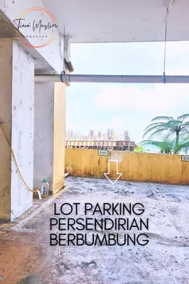 a sign that reads lost parking permanent bernilippines at Tiara Homestay 2 with 3 Bedroom, Unlimited Wifi - Brinchang in Brinchang