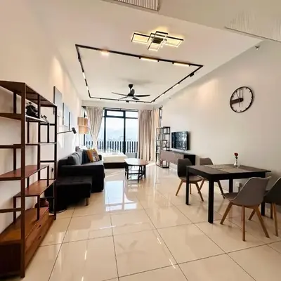 N New Georgetown Instagramable 2BR Homestay for 10pax 无敌美景两房民宿 Beacon Executive Suite