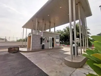 a gas station with a building at The Venus Sri Manjung Block B High Floor in Seri Manjung