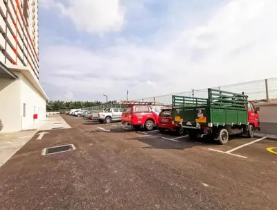 a group of cars parked in a parking lot at The Venus Sri Manjung Block B High Floor in Seri Manjung