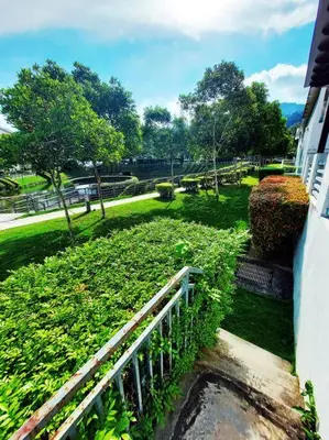 a view of a park with trees and a fence at ●STG12●3-Storey●Private House●2step Access Garden● in Bayan Lepas
