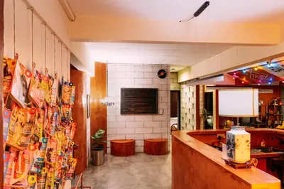 a fast food restaurant with a counter in a room at Walk-Up To SIAR - Children Not Allowed in Cameron Highlands