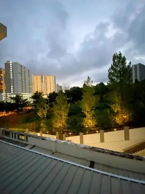 a view of a city from a roof of a building at 18PAX 4BR Villa with Kids Swimming Pool, KTV, BBQ near SPICE Arena Penang in Bayan Lepas