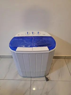 a large blue and white bath tub sitting on the floor at Acasa HS in Ipoh