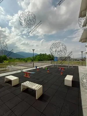 a rendering of a park with tables and benches at TIARA @ CASA KAYANGAN (MUSLIM HOMESTAY) in Ipoh
