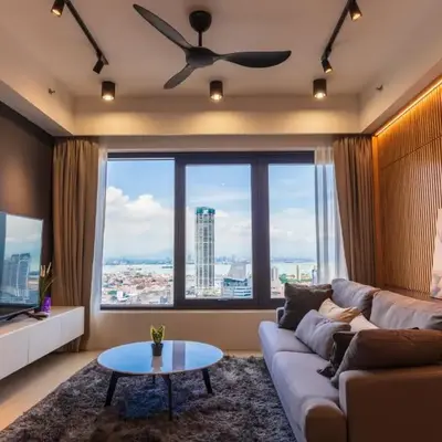 Executive Seaview 2Bedrooms Macalister Georgetown 4-6pax