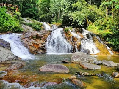 Gallery image of Lata Bayu Chalet - Waterfall & River with Kids Pool in Baling