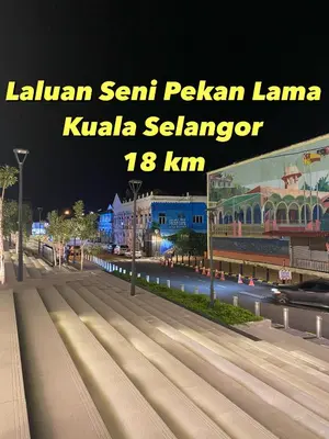a rendering of a city street at night at AISY HOMESTAY - Rumah 4 atau 5 in Kampong Tanjong Karang