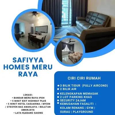SAFIYYA HOMES MERU RAYA - WIFI/NETFLIX