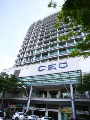 a large building with the word ego on it at Private Tree House - Cinema at CEO Bayan Lepas Penang in Bayan Lepas