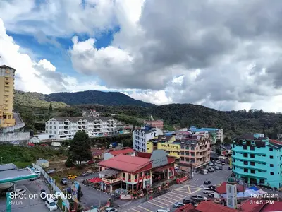 an aerial view of a city with buildings at Star Regency by Plush in Brinchang