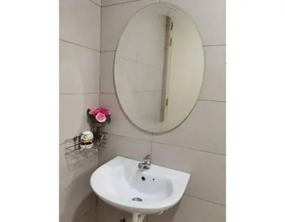 a bathroom with a sink and a mirror at WOODSBURY PREMIER LUXURY SUITE 2B2R 2MIN SUNWAY in Butterworth
