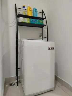 a white refrigerator with a shelf on top of it at Exclusive Studio/ 1~4pax/ Gurney/ Mansion One in George Town