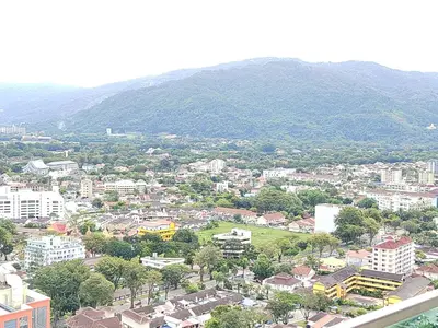 an aerial view of a city with a mountain at Exclusive Studio/ 1~4pax/ Gurney/ Mansion One in George Town