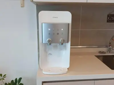 a white appliance on a counter in a kitchen at Sunway Onsen Studio @ Lost World of Tambun in Ipoh