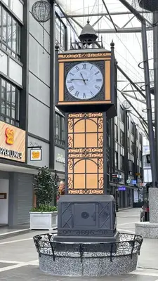 a clock tower in the middle of a street at Only You Boutique Hotel Centrum Cameron Highlands in Brinchang