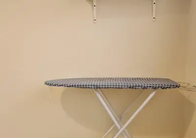 a black and white table in a room at Air-home No 9 Kampung Boyan, 4BR, 9pax, Netflix in Taiping