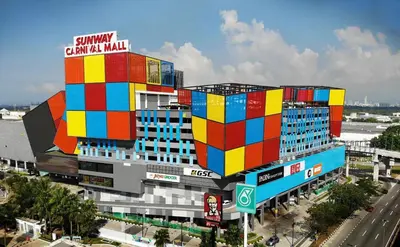 a building with a building painted with colorful squares at ROMANCE FULL HOUSE THREE PREMIER SUITE in Butterworth