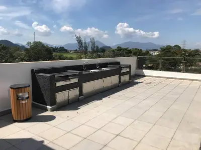 a sink on top of a roof at Amazing Views & Eco Friendly Luxury Onsen Suites, Lost World of Tambun in Ipoh