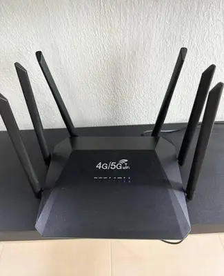 a black router sitting on top of a floor at Fraser Hill Silverpart Resort A3-6-3A Best View With Lift in Bukit Fraser