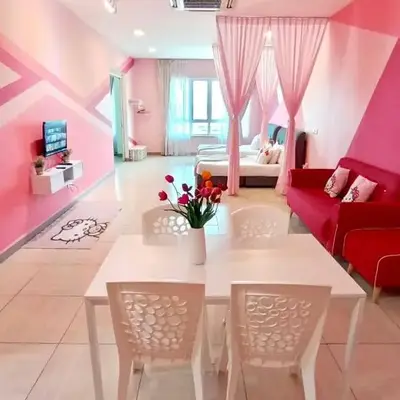 PoP Kitty Octagon Premium Ipoh Town Center 2BR by Grab A Stay